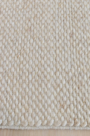 Mellura Earth Linen Wool Rug