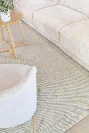 Mellura Earth Linen Wool Rug