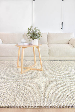 Mellura Silver Mist Wool Rug