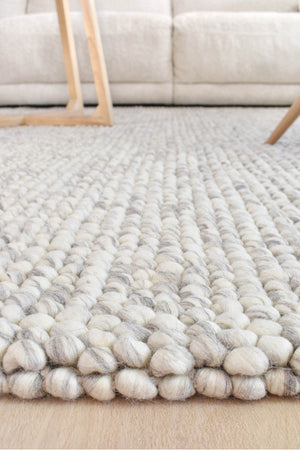 Mellura Silver Mist Wool Rug