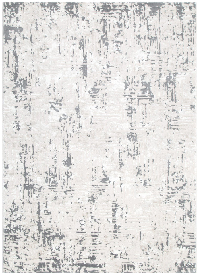 Amalfi Contemporary Cream Grey Rug - AMAL02