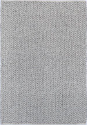 Basalt Grey Wool Blend Textured Rug - GREY