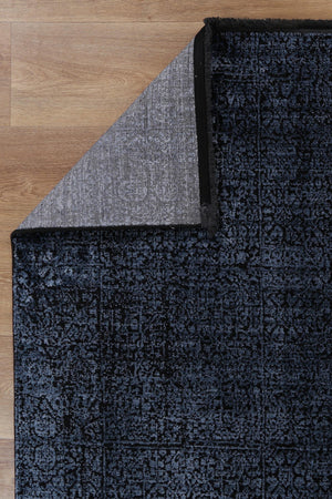 Brooklyn Distressed Oriental Blue Rug