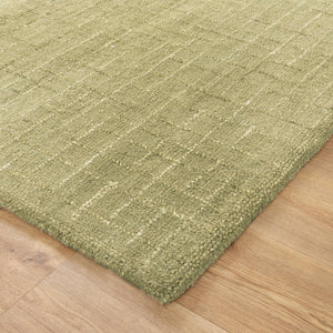 Abasco Green Knitted Wool Rug