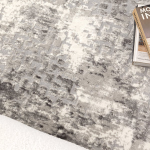 Jade Abstract Grey Rug - JADE003