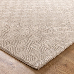 Lara Checkers Beige Rug