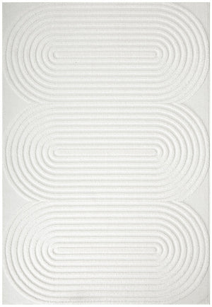 Lotus Carl White Rug