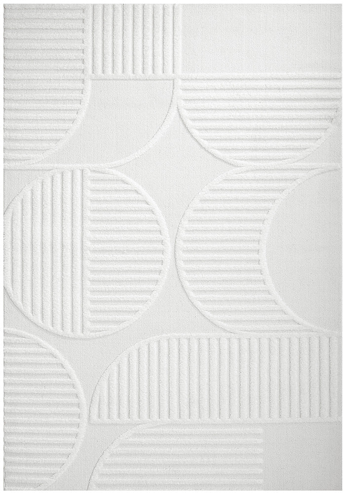 Lotus Leo White Rug