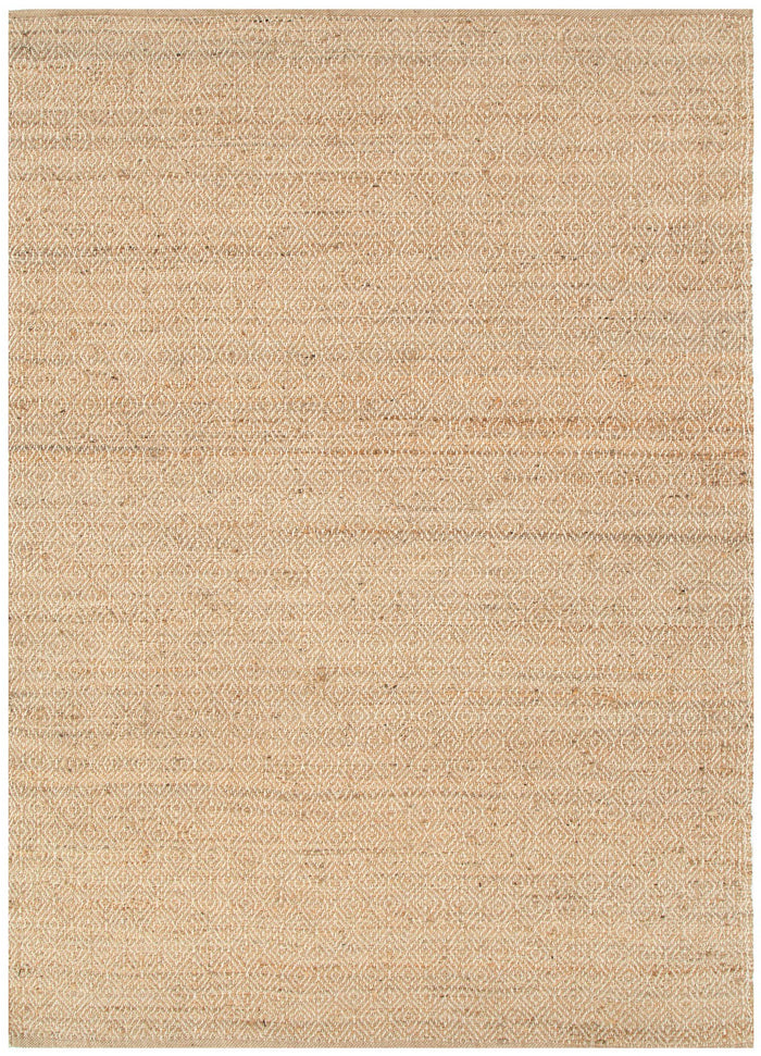 Oslo Natural Jute Diamonds Flat Weave Rug