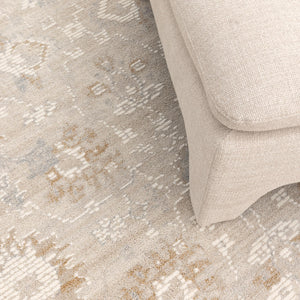 Trend Floral Beige Multi Transitional Rug - T400