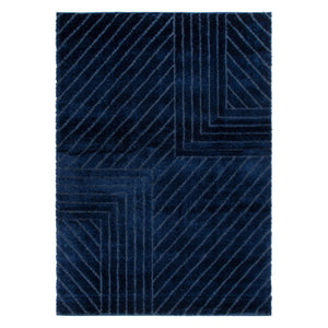 Tender Modern Navy Shag Rug