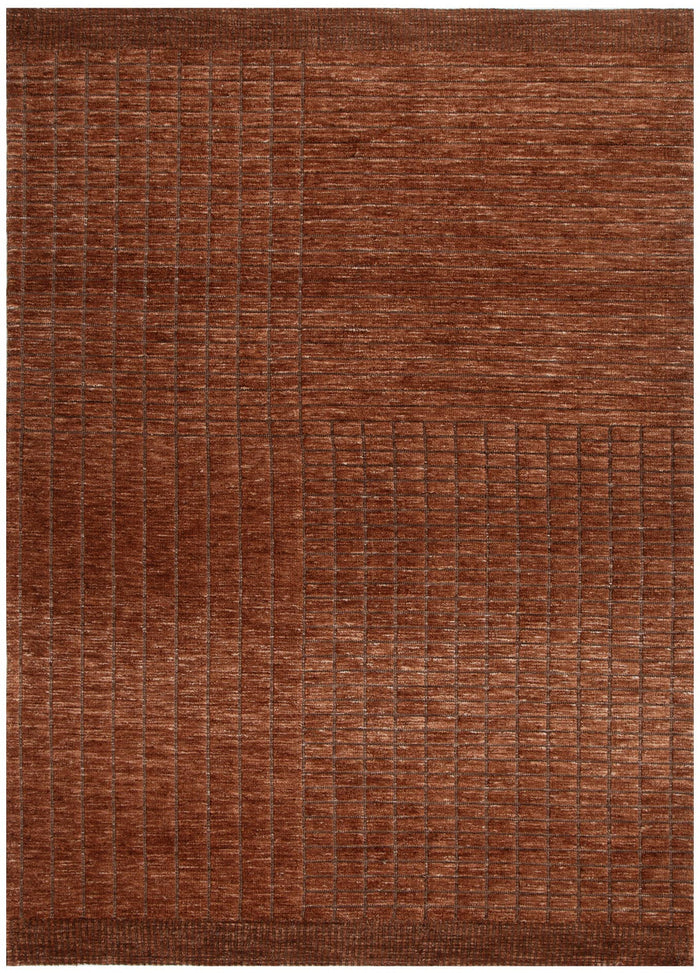 Canyon Terracotta Carved Rug - CANYON01