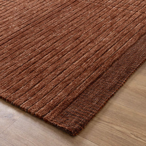 Canyon Terracotta Carved Rug - CANYON01