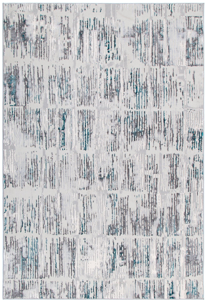 Vestige Abstract Grey Blue Rug