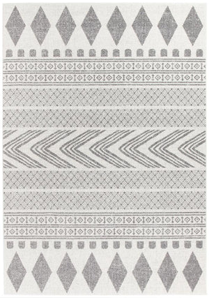 Adani Modern Tribal Design Grey Rug - Floorsome - Modern