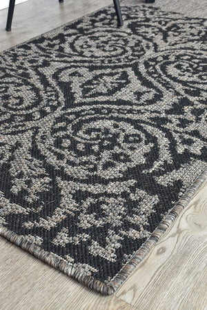 Alaska Brown Black Rug 5605 - J48H - Floorsome - INDOOR/OUTDOOR