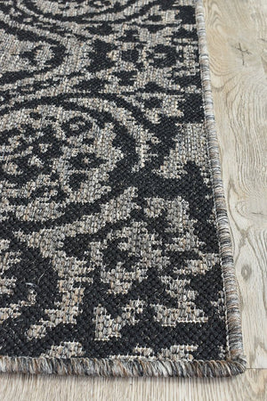 Alaska Brown Black Rug 5605 - J48H - Floorsome - INDOOR/OUTDOOR