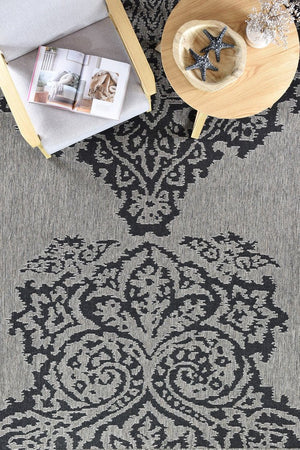 Alaska Brown Black Rug 5605 - J48H - Floorsome - INDOOR/OUTDOOR