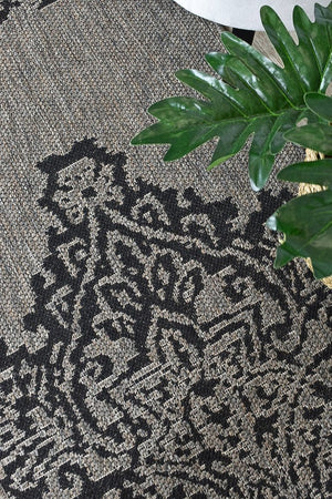 Alaska Brown Black Rug 5605 - J48H - Floorsome - INDOOR/OUTDOOR