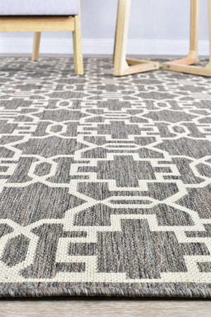 Alaska Brown Cream Rug 208 - W71E - Floorsome - INDOOR/OUTDOOR