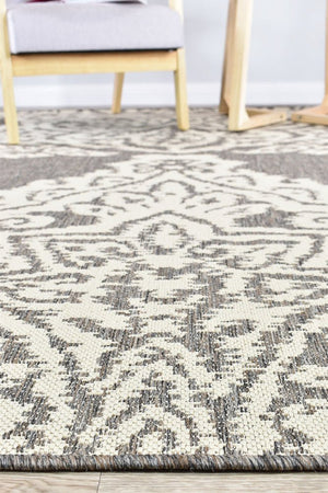 Alaska Brown Cream Rug 5605 - W71E - Floorsome - INDOOR/OUTDOOR