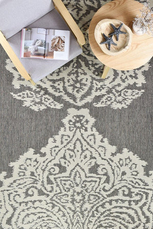 Alaska Brown Cream Rug 5605 - W71E - Floorsome - INDOOR/OUTDOOR