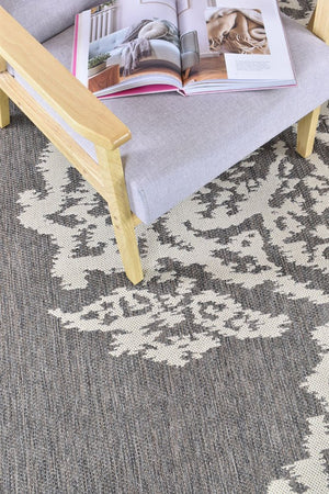 Alaska Brown Cream Rug 5605 - W71E - Floorsome - INDOOR/OUTDOOR