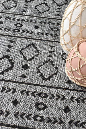 Alaska Dark Grey Rug 3333 - DM9E - Floorsome - INDOOR/OUTDOOR