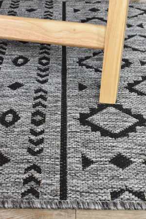 Alaska Dark Grey Rug 3333 - DM9E - Floorsome - INDOOR/OUTDOOR