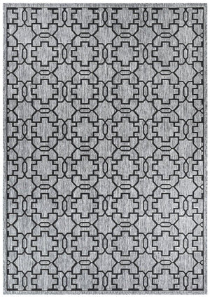 Alaska Grey Black Rug 208 - DM9E - Floorsome - INDOOR/OUTDOOR