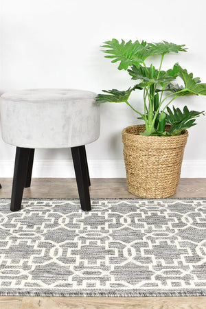 Alaska Grey Cream Rug 208 - GU6E - Floorsome - INDOOR/OUTDOOR