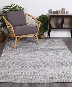 Alayah Camphils Grey Rug - Floorsome - Rug