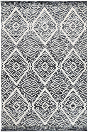 Alayah Diamond Anthracite Rug - Floorsome - Rug