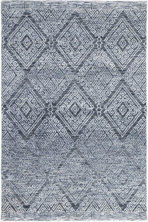 Alayah Diamond Denim Rug - Floorsome - Rug