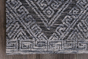 Alayah Diamond Denim Rug - Floorsome - Rug