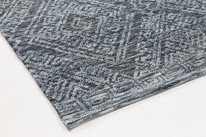 Alayah Diamond Denim Rug - Floorsome - Rug