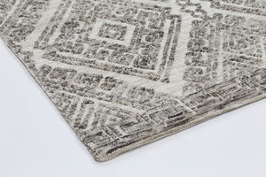 Alayah Diamond Grey Rug - Floorsome - Rug