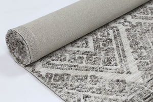 Alayah Diamond Grey Rug - Floorsome - Rug