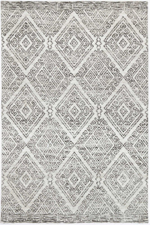 Alayah Diamond Grey Rug - Floorsome - Rug