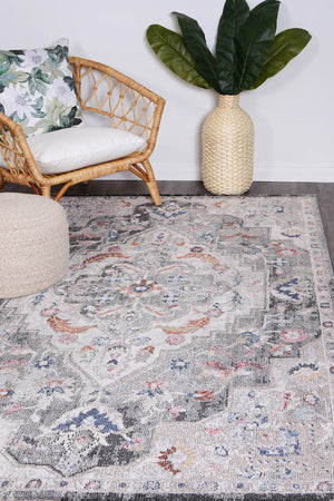 Alexander Transitional Grey Rug - Floorsome - Rug