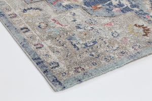 Alexander Transitional Navy Multi Rug - Floorsome - Rug