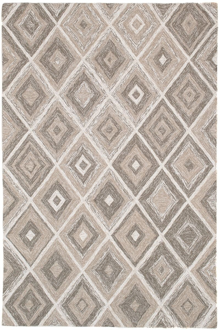 Alexandria Multicolour Beige Diamond P.E.T Indoor Outdoor Rug