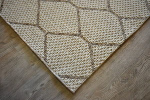 Alfresco Beige Cream Indoor Outdoor Rug - Floorsome - INDOOR/OUTDOOR