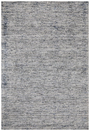 Allure Indigo Cotton Rayon Rug - Floorsome - Modern