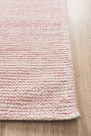 Allure Rose Cotton Rayon Rug - Floorsome - Modern