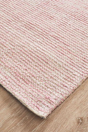 Allure Rose Cotton Rayon Rug - Floorsome - Modern