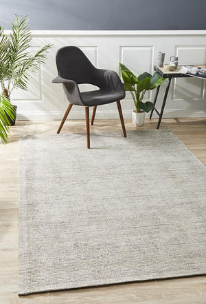 Allure Stone Cotton Rayon Rug - Floorsome - Modern