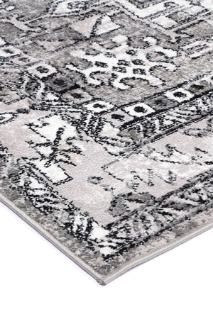 Anatolia Traditional Grey Rug - Floorsome - Rug