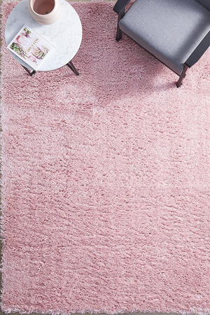 Angel Pink Shag Rug - Floorsome - Angel Collection