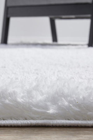 Angel White Shag Rug - Floorsome - Angel Collection